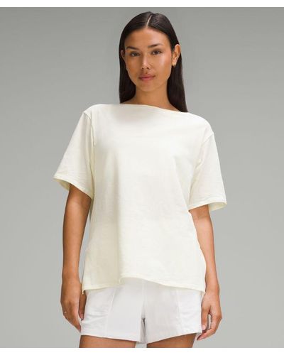 lululemon Relaxed-fit Boatneck T-shirt - White