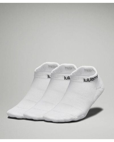 lululemon Daily Stride Comfort Low-ankle Socks 3 Pack - Colour White - Size L