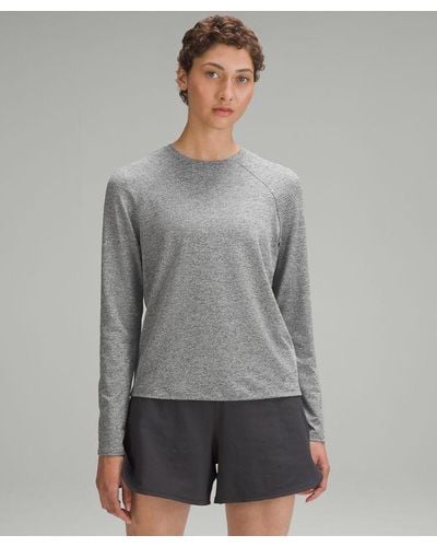 lululemon License To Train Classic-fit Long-sleeve Shirt - Grey
