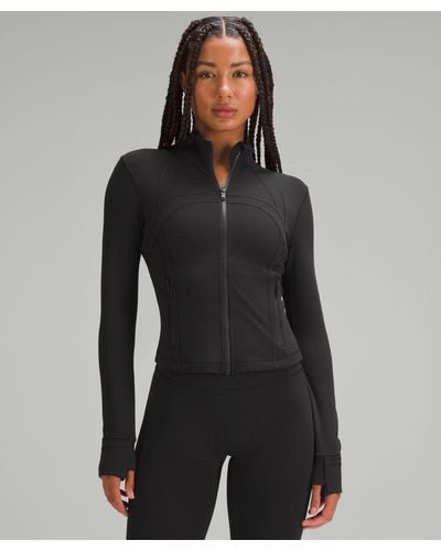 lululemon athletica Define Cropped Jacket Nulu - Colour Black - Size 12