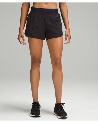 lululemon Hotty Hot High-rise Lined Shorts 4" - Black