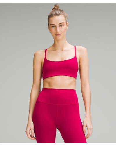 lululemon – Wunder Train Strappy Racer Sports Bra Light Support, A/B Cup – – - Red