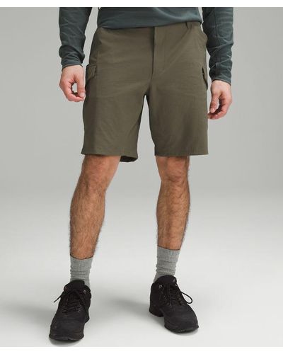 lululemon Classic-fit Hiking Cargo Shorts - 9" - Colour Green - Size 30