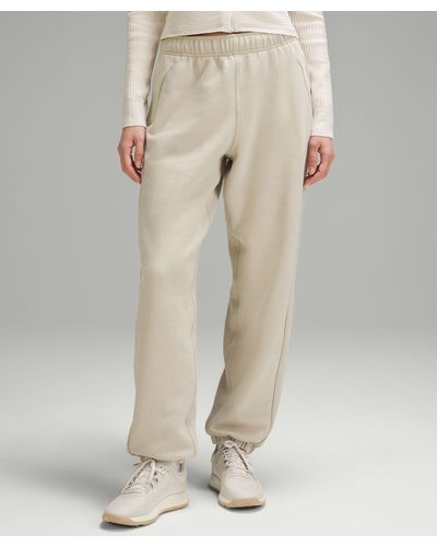 lululemon Scuba Mid-rise Oversized Sweatpants Regular - Natural