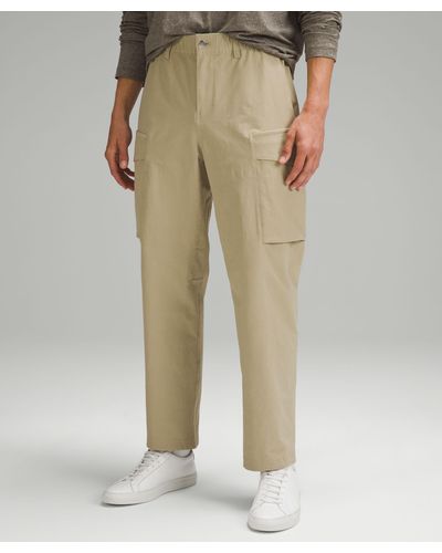 lululemon Stretch Cotton Versatwill Relaxed-fit Cargo Pants - Natural