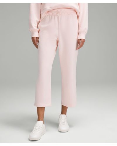 lululemon Softstreme High-rise Straight-leg Cropped Pants - Pink