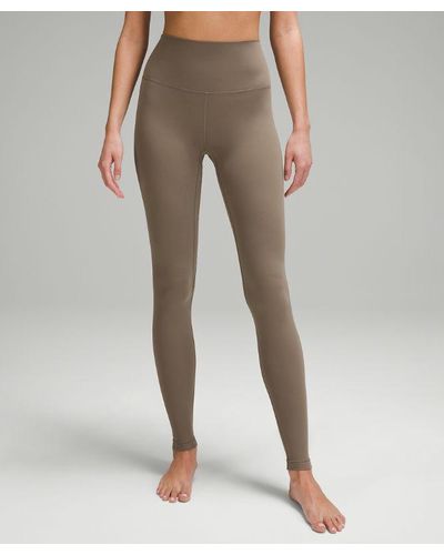 lululemon Align High-rise Trousers - 31" - Colour Brown - Size 12 - Natural