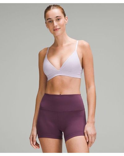 lululemon License To Train Triangle Bra Light Support, A/b Cup - Purple
