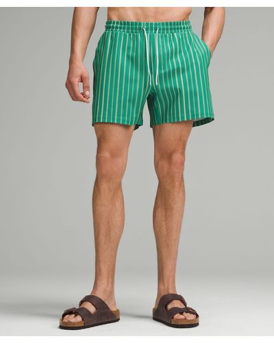 lululemon Pool Shorts 5" Lined - Green