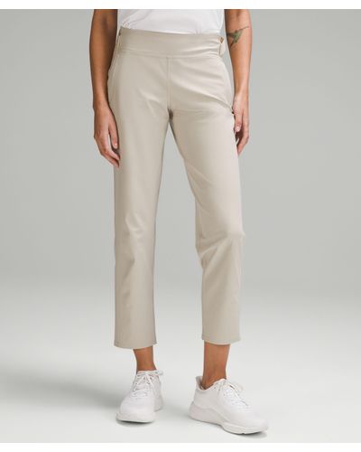 lululemon Warpstreme Multi-pocket Mid-rise Golf Pants 28" - Natural