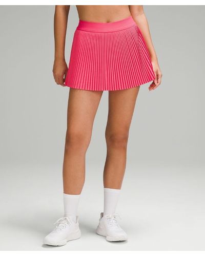lululemon Varsity High-rise Pleated Tennis Skirt - Pink