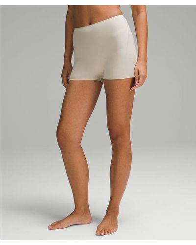 lululemon Wundermost Ultra-soft Nulu Super-high-rise Shortie Underwear 2" - Natural
