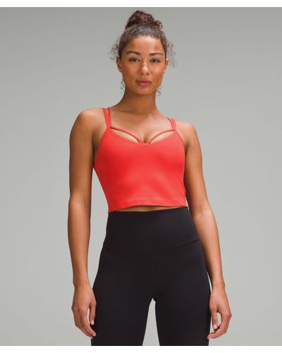 lululemon Aligntm Strappy Ribbed Tank Top - Red