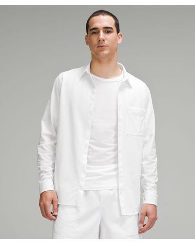 lululemon Commission Long-sleeve Shirt - Color White - Size L