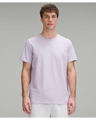 lululemon Organic Cotton Classic-fit T-shirt - Purple