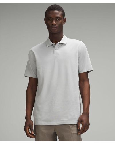 lululemon – Classic-Fit Pique Short-Sleeve Polo Shirt – / – - Grey