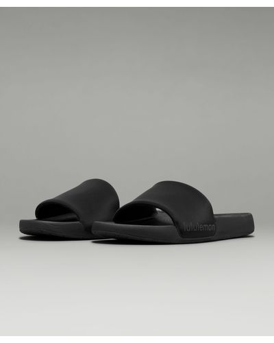 lululemon Restfeel Slides - Color Black/grey - Size 10