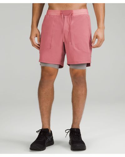 lululemon athletica License To Train Lined Short 7" - Pink