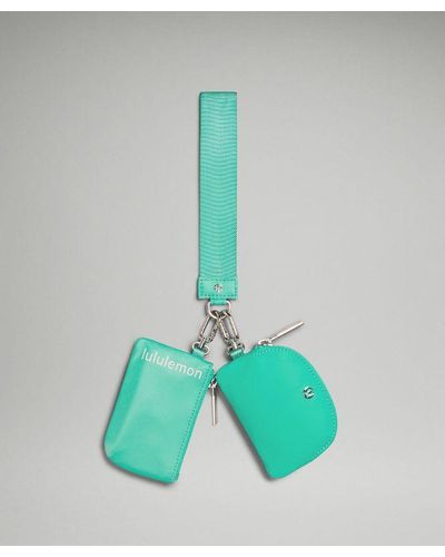 lululemon – Dual Pouch Wristlet Bag – - Green