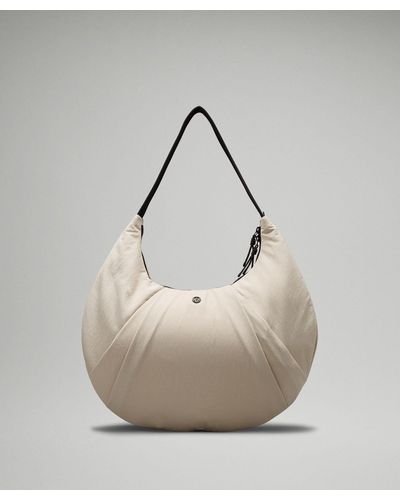 lululemon Pleated Shoulder Bag 10l - Colour Black/white - Grey