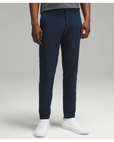 lululemon Commission Slim-fit Pants 32" Warpstreme - Blue