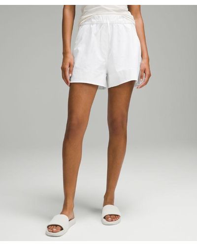 lululemon – Cinchable Waist High-Rise Woven Shorts – 3.5" – – - White