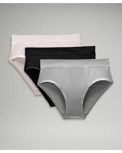 lululemon – Underease High-Rise Bikini Underwear 3 Pack – // – - Grey