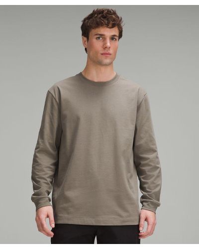 lululemon – Heavyweight Jersey Long-Sleeve Shirt – – - Grey
