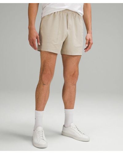 lululemon Bowline Shorts 5" Stretch Cotton Versatwill - Natural