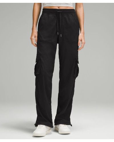 lululemon Dance Studio Relaxed-fit Mid-rise Cargo Trousers - Black
