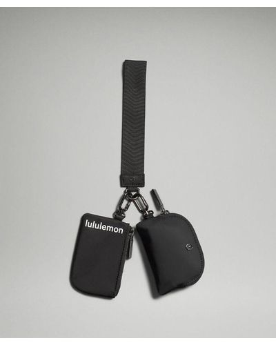 lululemon – Dual Pouch Wristlet Bag – - Grey