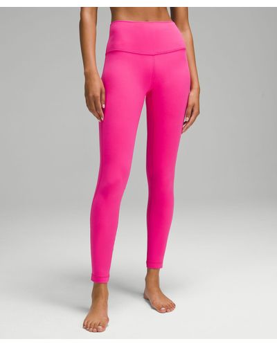 lululemon Align High-rise Pants - 28" - Color Pink/neon - Size 0