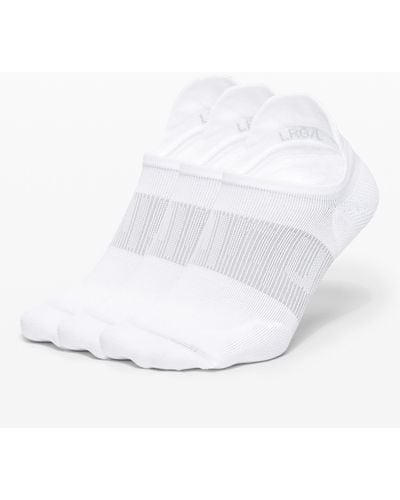 lululemon Power Stride Tab Socks 3 Pack - Color White - Size L