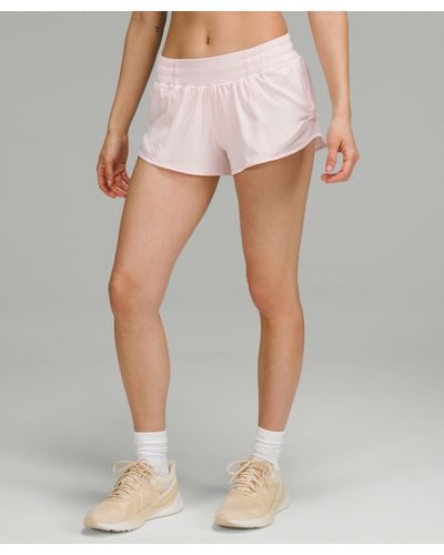 lululemon Hotty Hot Low-rise Lined Shorts 2.5" - Pink