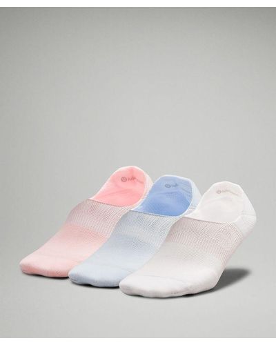 lululemon – Power Stride No-Show Socks With Active Grip 3 Pack – // – - White