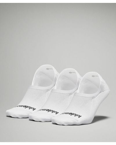 lululemon Daily Stride Comfort No-show Socks 3 Pack - Color White - Size L