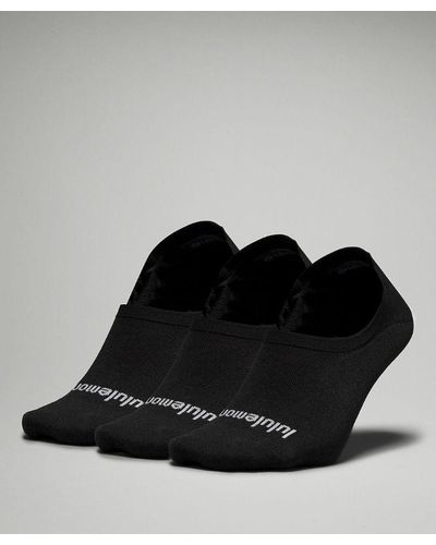 lululemon Daily Stride Comfort No-show Socks 3 Pack - Colour Black - Size L
