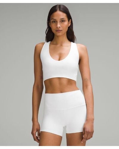 lululemon – Bend This Scoop And Cross Sports Bra Light Support, A-C Cups – – - White