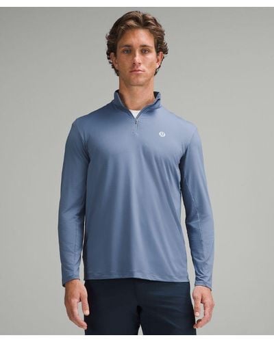 lululemon Long-sleeve Golf Half Zip - Blue