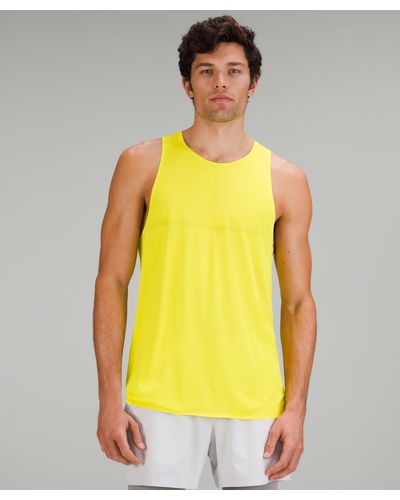lululemon Fast And Free Singlet Online Only - Yellow