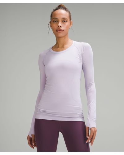 lululemon Swiftly Tech Long-sleeve Shirt 2.0 - Purple