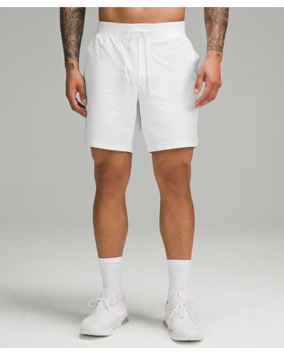 lululemon Zeroed In Linerless Shorts 7" - White