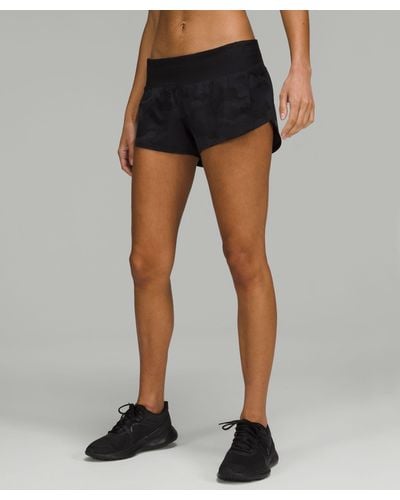 lululemon Speed Up Low-rise Lined Shorts 2.5" - Black