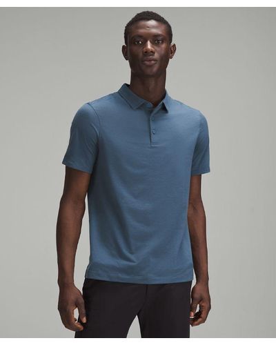 lululemon – Evolution Short-Sleeve Polo Shirt – – - Blue