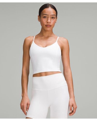 lululemon – Align Cropped Cami Tank Top C/D Cup – – - White