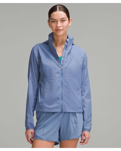 lululemon – Classic-Fit Ventilated Running Jacket – – - Blue