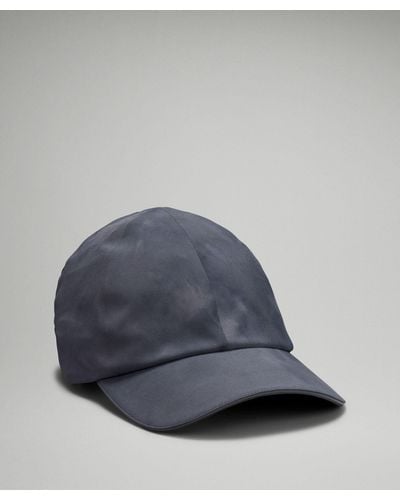 lululemon Fast And Free Ponytail Running Hat - Color Grey/tie Dye - Blue