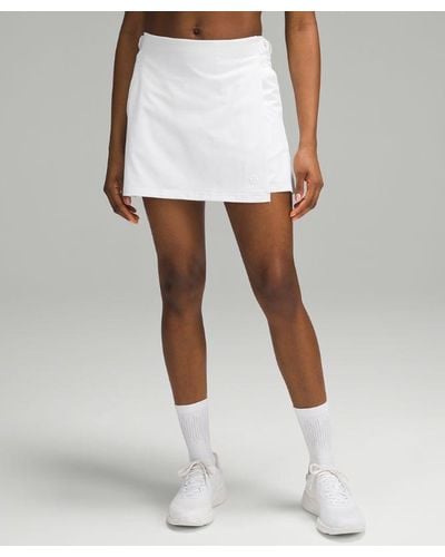 lululemon Wrap-front Mid-rise Golf Skirt - White