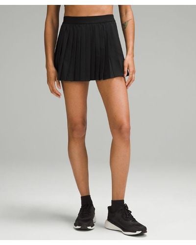 lululemon High-rise Pleated Tennis Skirt - Black