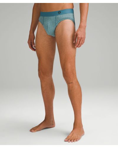 lululemon Always In Motion Briefs With Fly - Color Blue - Size L